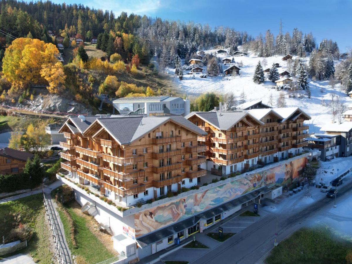 Apartment T-Resort La Tzoumaz 4p8 vue vallée Kültér fotó