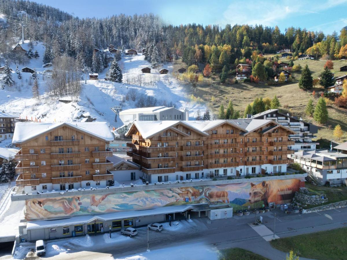Apartment T-Resort La Tzoumaz 4p8 vue vallée Kültér fotó